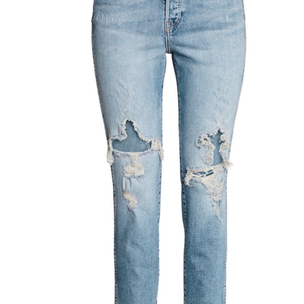 H&M Skinny High Waisted Distressed Jeans 👖
